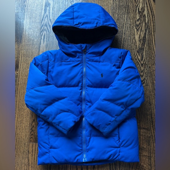 POLO by Ralph Lauren Down Hooded Jacket (Size 6) - Picture 3 of 10